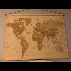 Canvas World Map
